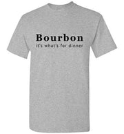 Whiskey T Shirt - Bourbon It's What's For Dinner - angle 13