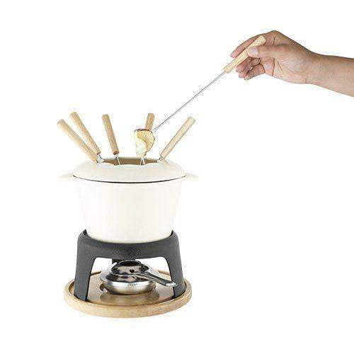 Cast Iron Fondue Set By Twine - detail view