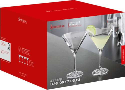 Martini Glasses - Large Martini by Spiegelau (set of 4) - The Bar Warehouse