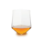 Seneca Crystal Faceted Tumblers, Set of 2 by Viski barware