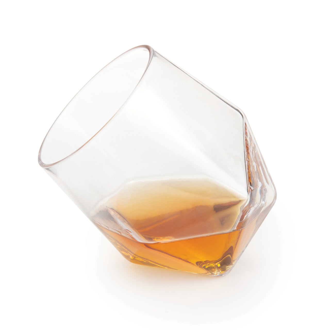 Seneca Crystal Faceted Tumblers, Set of 2 by Viski - detail view