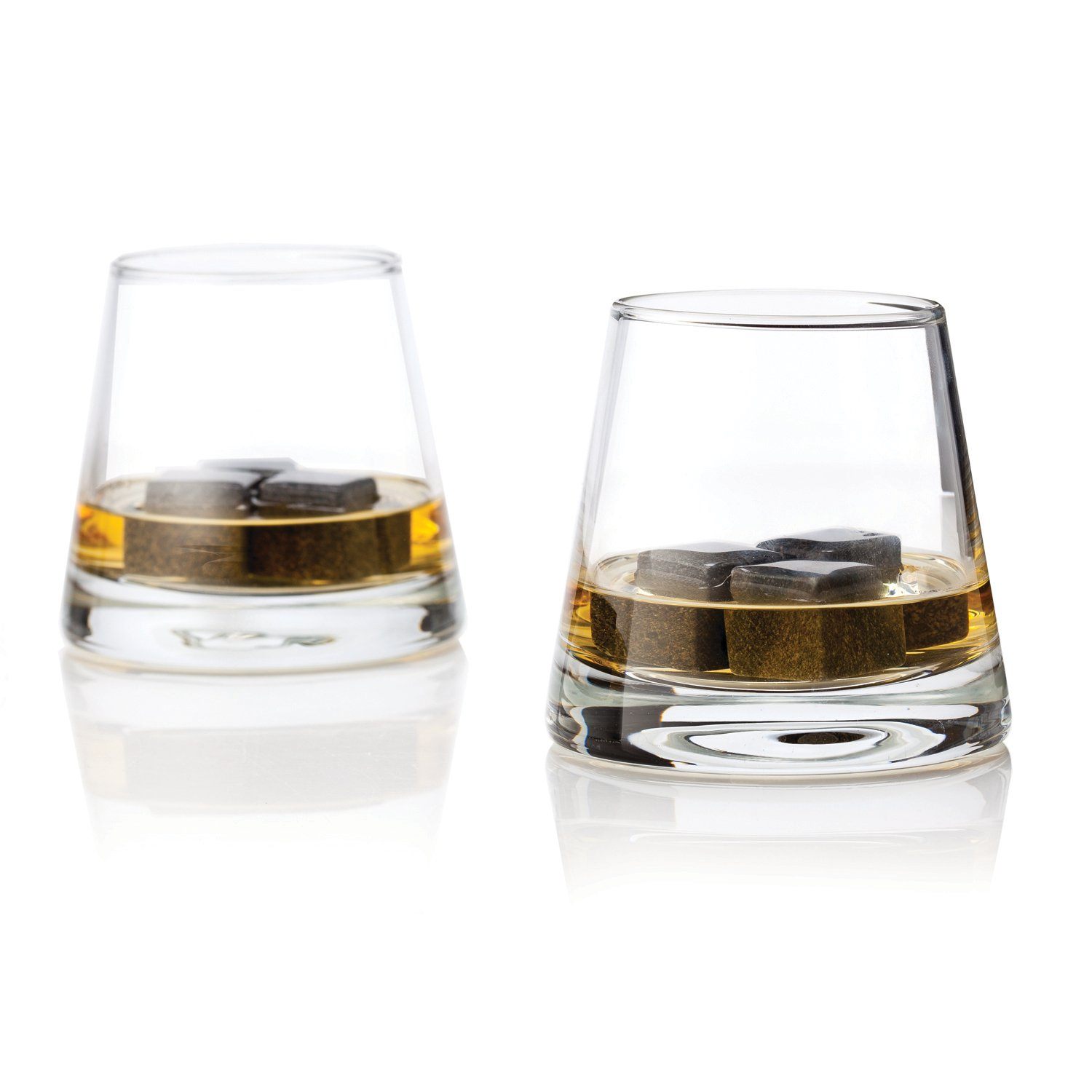 Glacier Rocks 8-Piece Soapstone Cube and Tumbler Set by Viski barware