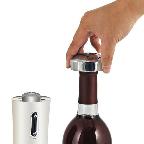 Silver Lux Electric Corkscrew by TRUE - detail view