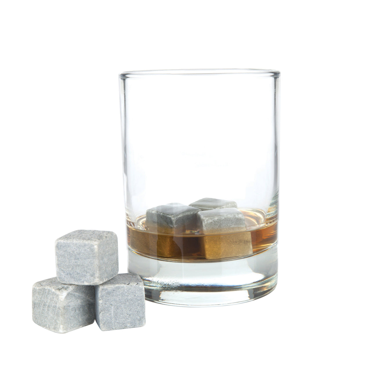 Glacier Rocks Soapstone Cubes, Set of 6 by Viski barware