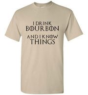 Whiskey T Shirt - I Drink Bourbon & I Know Things - angle 9