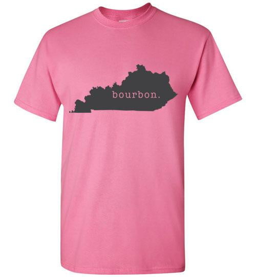Whiskey T-Shirt - Kentucky is Bourbon - light - detail view