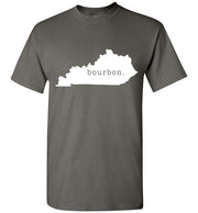 Whiskey T-Shirt - Kentucky is Bourbon - dark - alternate angle