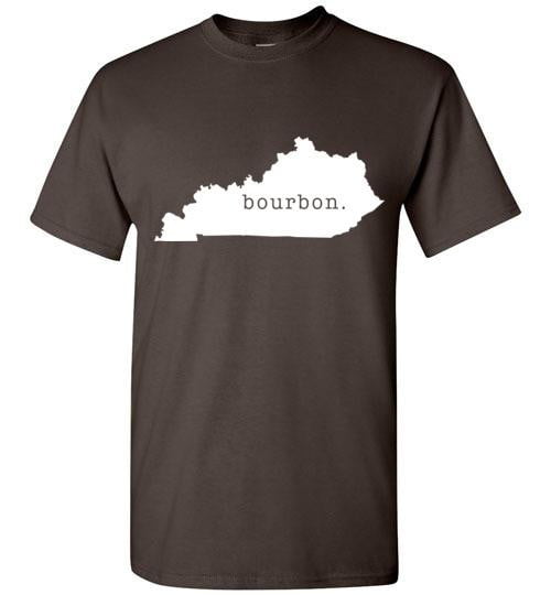 Whiskey T-Shirt - Kentucky is Bourbon - dark - in use