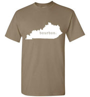 Whiskey T-Shirt - Kentucky is Bourbon - dark - detail view
