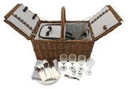 Cape Cod Wicker Picnic Basket Set by Twine - hero view