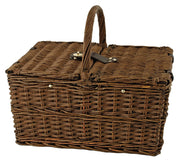 Cape Cod Wicker Picnic Basket Set by Twine - in use