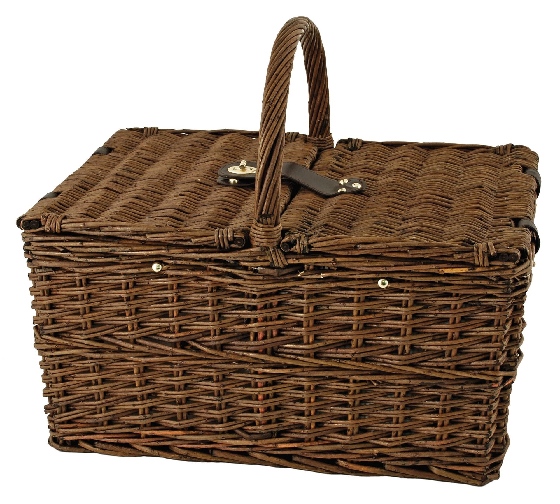 Cape Cod Wicker Picnic Basket Set by Twine - in use