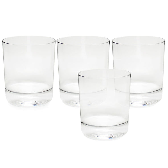 Whiskey Glasses - Crystal Classic Double Old Fashioned by Ravenscroft (Set of 4) - The Bar Warehouse
