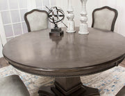 Sunset Trading 5 Piece Vegas 48" Round Dining and Poker Table Set with Reversible Game Top - in use
