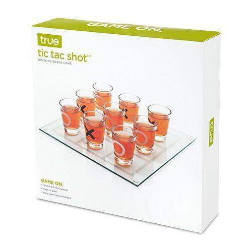 TRUE Tic Tac Shot Drinking Board Game - in use