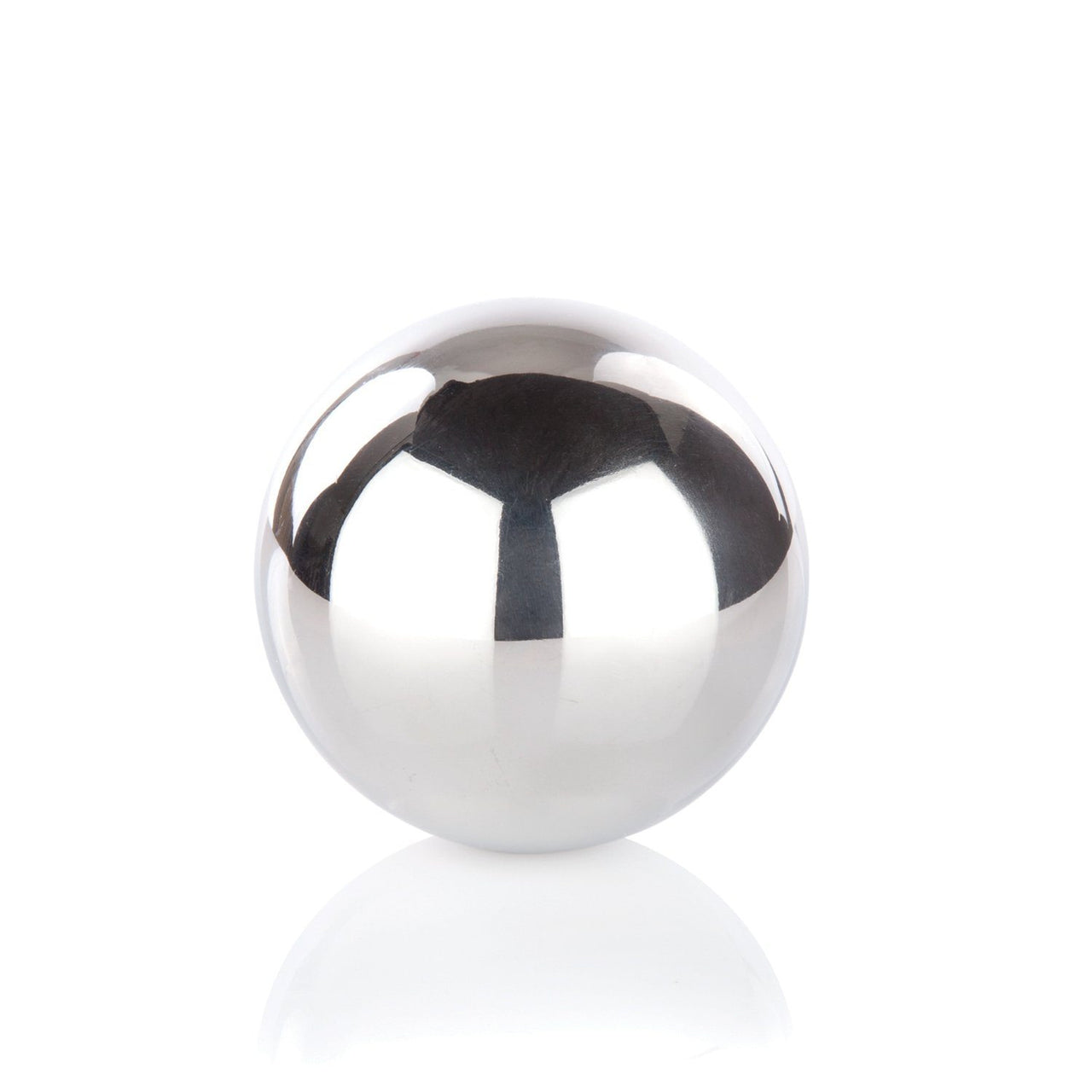 Glacier Rocks Sphere in Stainless Steel by Viski - detail view