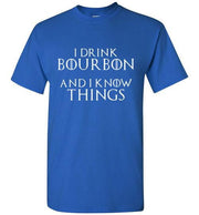 Whiskey T-Shirt - I Drink Bourbon And I Know Things - Dark - angle 8