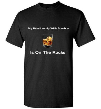 Whiskey T Shirt -Relationship On The Rocks - The Bar Warehouse