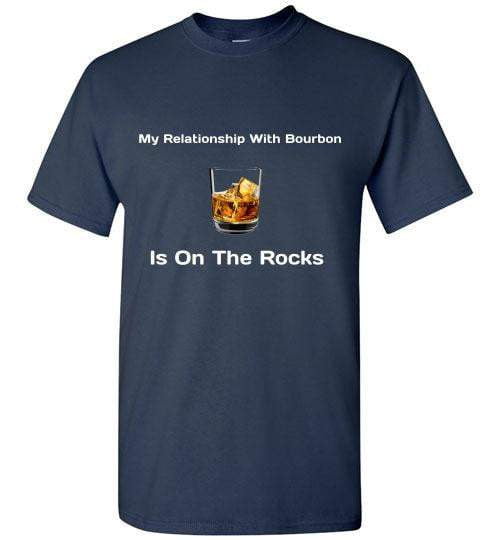 Whiskey T Shirt -Relationship On The Rocks - angle 7
