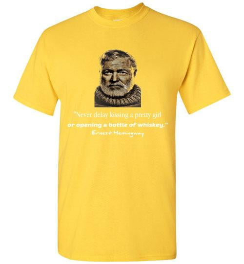 Whiskey T-Shirt-The Hemingway - in use