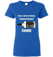 Whiskey T Shirt- Whiskey Between Friends - in use