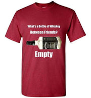 Whiskey T Shirt- Whiskey Between Friends - detail view