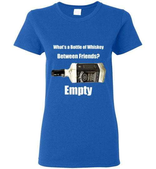 Whiskey T Shirt- Whiskey Between Friends - in use