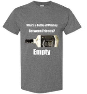 Whiskey T Shirt- Whiskey Between Friends - packaging